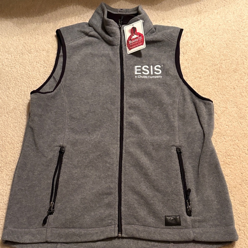 Women's Chubb ESIS Gray Zippered Vest - Large